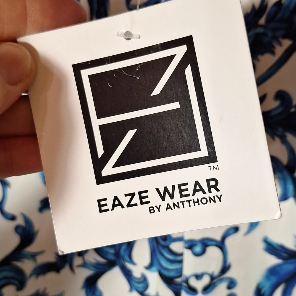 NWT Eaze Wear Blue and White Joggers/Pants (BUY IT NOW) - Picture 5 of 6